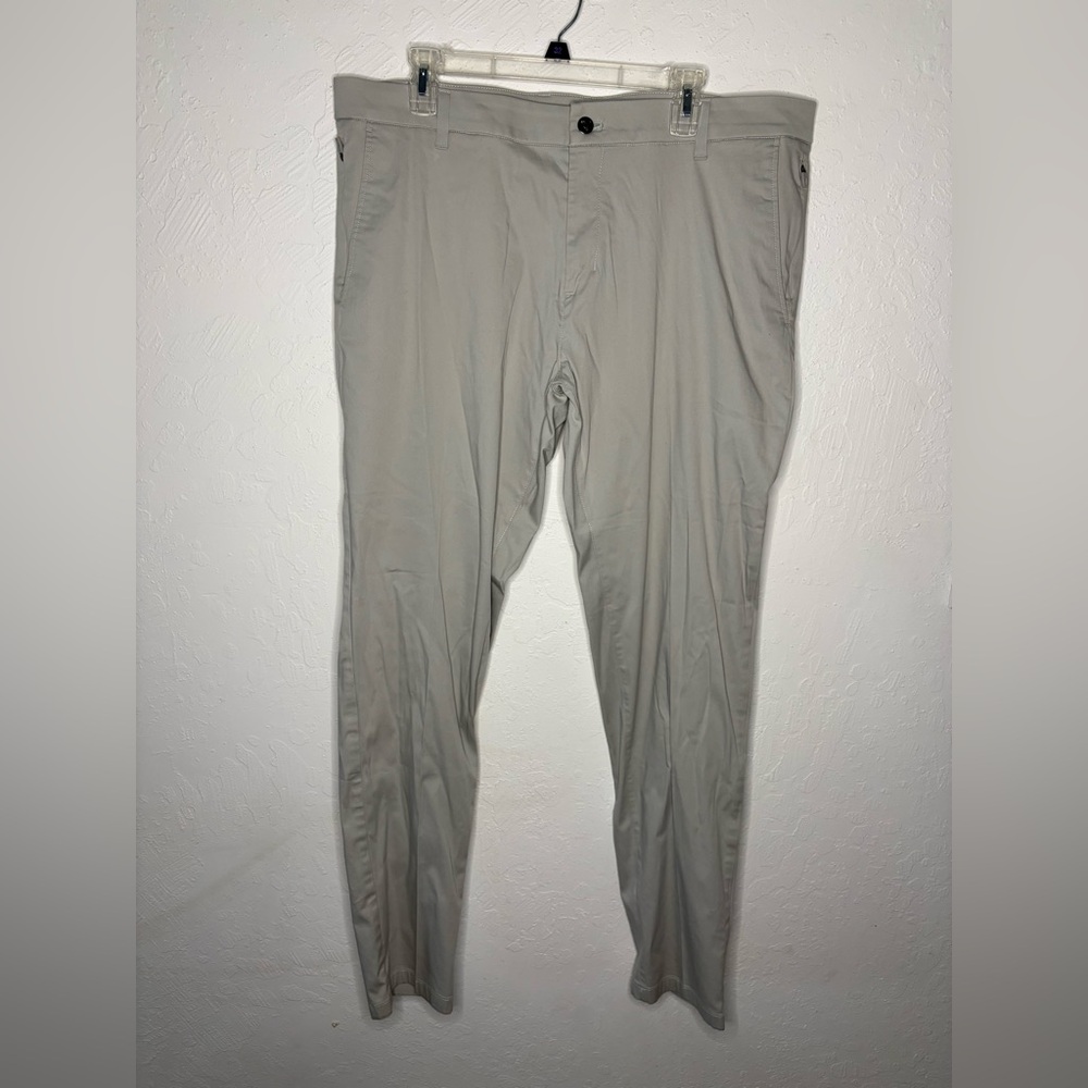 Birddogs Mens 38x34 Pants Lined Light Gray Pockets Golf  Leisure Walk‎ Active